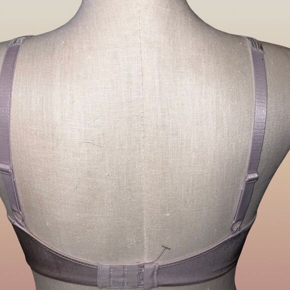 NWT Full Figure Hanes Lily Fit Nude Wired Bra Size 36D - Picture 3 of 7